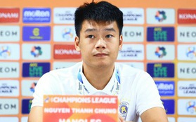 Hậu vệ Thành Chung: "Hà Nội FC siết chặt tay nhau vượt qua khó khăn và quyết giành điểm trước Wuhan Three Towns"