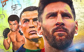 10 VĐV thể thao vĩ đại nhất mọi thời do fan bình chọn: Messi đứng đầu, vượt mặt Ronaldo