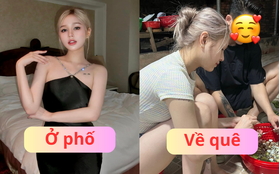 Dâu hào môn lộ cảnh “đầu bù tóc rối” khi về quê: Vẫn được khen bởi một chi tiết!