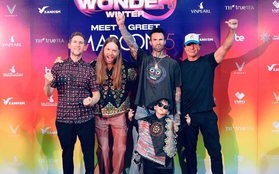 Maroon 5 bất ngờ đăng tải hình ảnh chụp cùng bé Xệ Xệ lên story, còn tặng cháu của Double2T một món quà đặc biệt!