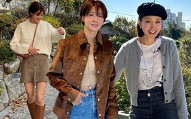 Mỹ nhân "Vườn Sao Băng" Lee Si Young có phong cách siêu trẻ trung ở tuổi 41