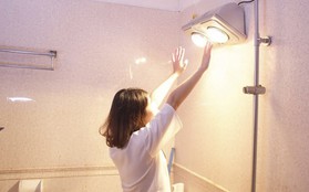 Vì sao cần bật đèn sưởi trước khi vào phòng tắm? Mùa đông nhiều nhà dùng nhưng không phải ai cũng biết