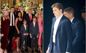 "Hoàng tử Nhà Trắng" Barron Trump hiếm hoi xuất hiện sau thời gian dài, chụp vội một bức cũng "flex" được chiều cao cùng thần thái ngút ngàn