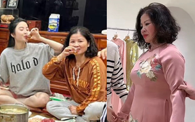 Mẹ Quang Hải đi thử áo dài ăn hỏi con trai, phản ứng gì khi dân mạng hỏi về Chu Thanh Huyền?