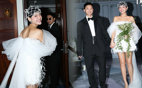 Không chọn dáng bồng xoè, Cô Em Trendy Khánh Linh vẫn xinh xỉu trong bộ váy được thiết kế chỉ trong 1 tuần