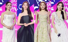 Mỹ nhân đại chiến tại APAN Star Awards: Lee Sung Kyung o ép vòng 1 đọ sắc Yoona lộng lẫy, 1 chị đại "chặt chém" bất ngờ dù đã U60