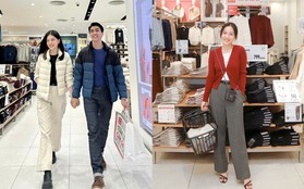 Tranh thủ Tuần Lễ Cảm Ơn, Bình An - Phương Nga, Hà Trúc,... và loạt TikToker Việt rủ nhau đến UNIQLO ''chốt đơn'' áo ấm đón đông