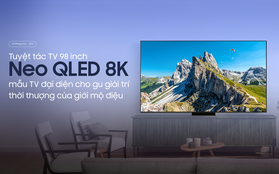 Tuyệt tác TV 98 inch Neo QLED 8K: mẫu TV đại diện cho gu giải trí thời thượng của giới mộ điệu