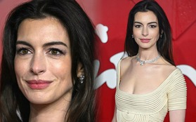 Bức ảnh cận cảnh không chỉnh sửa của Anne Hathaway ở tuổi 41 gây sốt, liệu còn là "nữ thần sắc đẹp Hollywood"?