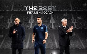 FIFA công bố tốp 3 HLV xuất sắc nhất thế giới năm 2022: Scaloni cạnh tranh hai "đại thụ"