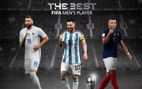 Mbappe, Messi và Benzema cạnh tranh giải thưởng The Best