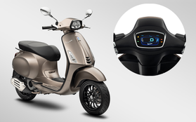 Vespa Sprint tại Việt Nam đã có màn hình lớn: Giá gần 99 triệu đồng, đắt hơn SH