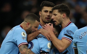 Kết quả Ngoại hạng Anh 13/2: Man City thắng dễ Aston Villa