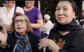 NSND Bạch Tuyết giải thích lý do cười trong đám tang nghệ sĩ Thiên Kim