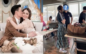 "Nữ hoàng showbiz Thái Lan" Chompoo Araya và Nott Visrut lộ diện sau ồn ào ngoại tình, biểu cảm của chồng tỷ phú gây bất ngờ