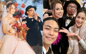 Vợ chồng Khánh Thi cùng dàn sao dự đám cưới Hà Lê và bà xã kém 13 tuổi