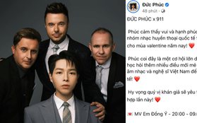 Đức Phúc xác nhận kết hợp với boyband huyền thoại