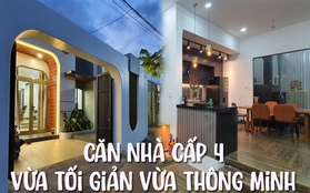 Căn nhà cấp 4 vừa tối giản vừa thông minh của vợ chồng KTS trẻ: Hợp lý, hợp tình, ngắm qua ai cũng muốn ở