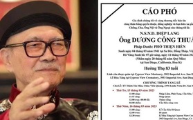 Gia đình công bố thông tin tang lễ của nghệ sĩ Diệp Lang tại Mỹ