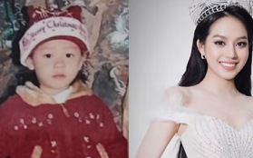 Khán giả thích thú hình ảnh thơ ấu của Hoa hậu Thanh Thuỷ