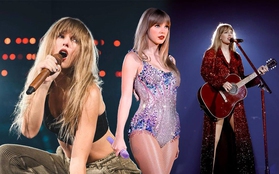 Taylor Swift khoe nhan sắc đỉnh cao ở độ tuổi U35 khi đi tour