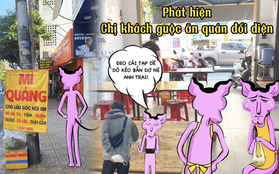 Cười xỉu với quán mì Quảng có “nhân viên hoạt hình” gây xôn xao, bán đồ ăn mà cứ tưởng đi tấu hài