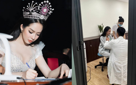 Rò rỉ hình ảnh Hoa hậu Thanh Thủy ở thẩm mỹ viện, can thiệp dao kéo?