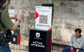 Người hát rong ven đường tại Indonesia sử dụng mã QR để nhận "tiền tip"