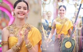 Yaya Urassaya hóa nữ thần Songkran, tiết lộ về nụ hôn vai ngọt ngào của Nadech