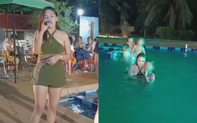 Hé lộ hình ảnh cuối cùng trước lúc nữ ca sĩ Thái Lan qua đời do rơi xuống bể bơi sâu 2 mét