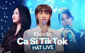 Hết hồn khi nghe các "ca sĩ" TikTok hát live: Hệ quả của tư duy làm nhạc "mì ăn liền", có 1 đoạn viral là tự tin cầm mic?