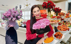 Công việc hiện tại của Phạm Hương trên đất Mỹ: Làm vợ, làm mẹ và làm bà chủ shop hoa tươi