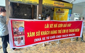 Công an làm việc với tài xế xe khách bị tố "sàm sỡ hành khách trẻ em vị thành niên"