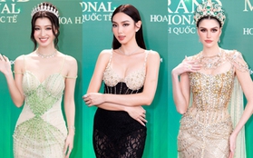 Thùy Tiên hở bạo "chặt chém" Hoa hậu đẹp nhất thế giới, Phương Nhi và dàn hậu gợi cảm không ai thua ai trên thảm đỏ