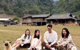 Giới trẻ rủ nhau đến trải nghiệm, chụp ảnh ở ngôi làng nguyên sơ Hang Táu