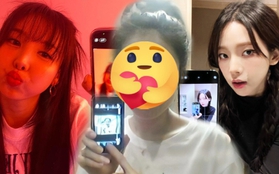 Trend "Mirror selfie" xâm chiếm giới idol: Nayeon - Karina có khi cũng phải chào thua trước visual chị đẹp hồi thiếu nữ