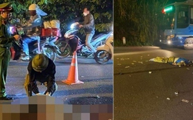 Va chạm với xe đầu kéo, hai vợ chồng đi xe máy tử vong ở Mê Linh, Hà Nội