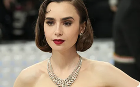 Nhẫn đính hôn kim cương của Lily Collins bị mất cắp