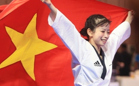 "Hot girl Teakwondo" bật khóc khi giành HCV kịch tính ở SEA Games 32