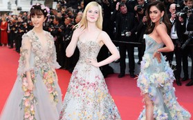 Những "nàng tiên hoa" tại LHP Cannes: Elle Fanning là huyền thoại, còn lại thì sao?