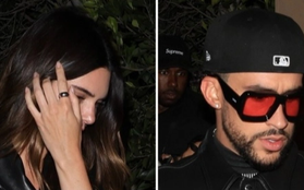 Kendall Jenner và bạn trai mới diện đồ "tông xuyệt tông" đi ăn tối