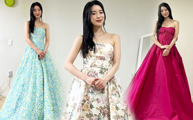 Lim Ji Yeon nhận ngay 100 điểm tinh tế sau màn "xả ảnh" hậu trường chọn váy đi dự Baeksang