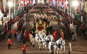 Hình ảnh diễn tập trước thềm Lễ đăng quang Vua Charles III