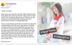 Xôn xao cựu sinh viên Ngoại thương lên mạng than áp lực vì lương chỉ hơn 100 triệu/tháng, netizen: "Có thôi đi không hả?"