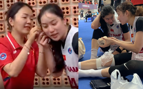 Niềm hạnh phúc giản đơn của ĐT bóng rổ nữ Việt Nam: Vui mừng vì được thưởng trà sữa, thoa son, đeo khuyên tai lên nhận huy chương vàng SEA Games 32