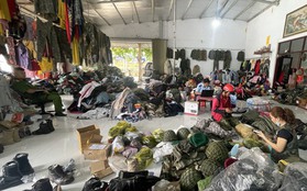 Phát hiện hơn 1.000 bộ quần áo rằn ri nhập lậu ở Kon Tum