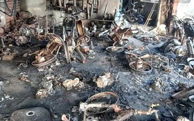 Quảng Nam: Cháy tiệm sửa xe máy gây thiệt hại hơn 1 tỷ đồng