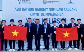 4 học sinh Việt Nam giành huy chương vàng Olympic Hoá học quốc tế