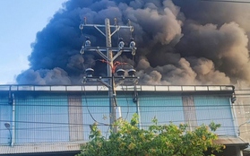 Cháy gần 1.000 m2 nhà xưởng tại Khu công nghiệp Nhơn Trạch 2