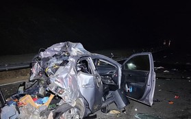 Tai nạn thảm khốc trên cao tốc Nha Trang - Cam Lâm, 4 người thương vong